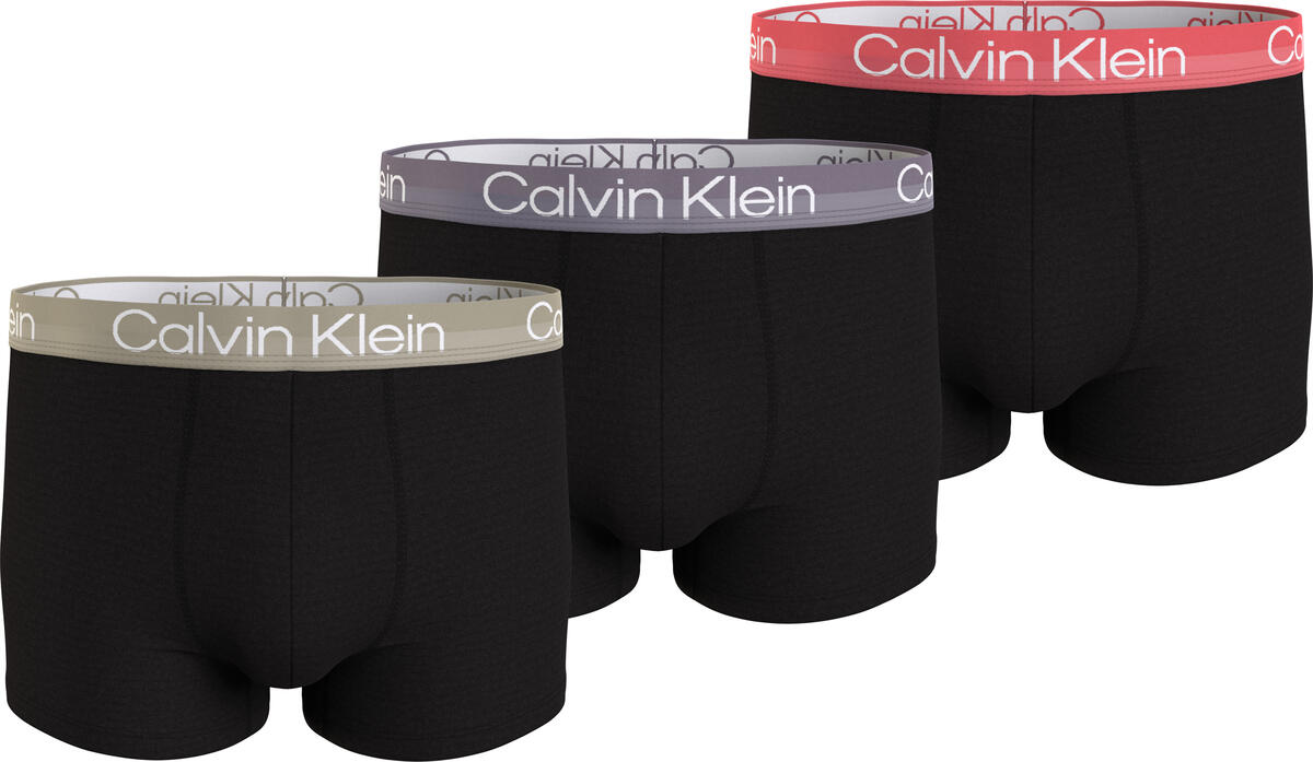 Calvin Klein TRUNK 3PK Erkek Siyah Boxer Set