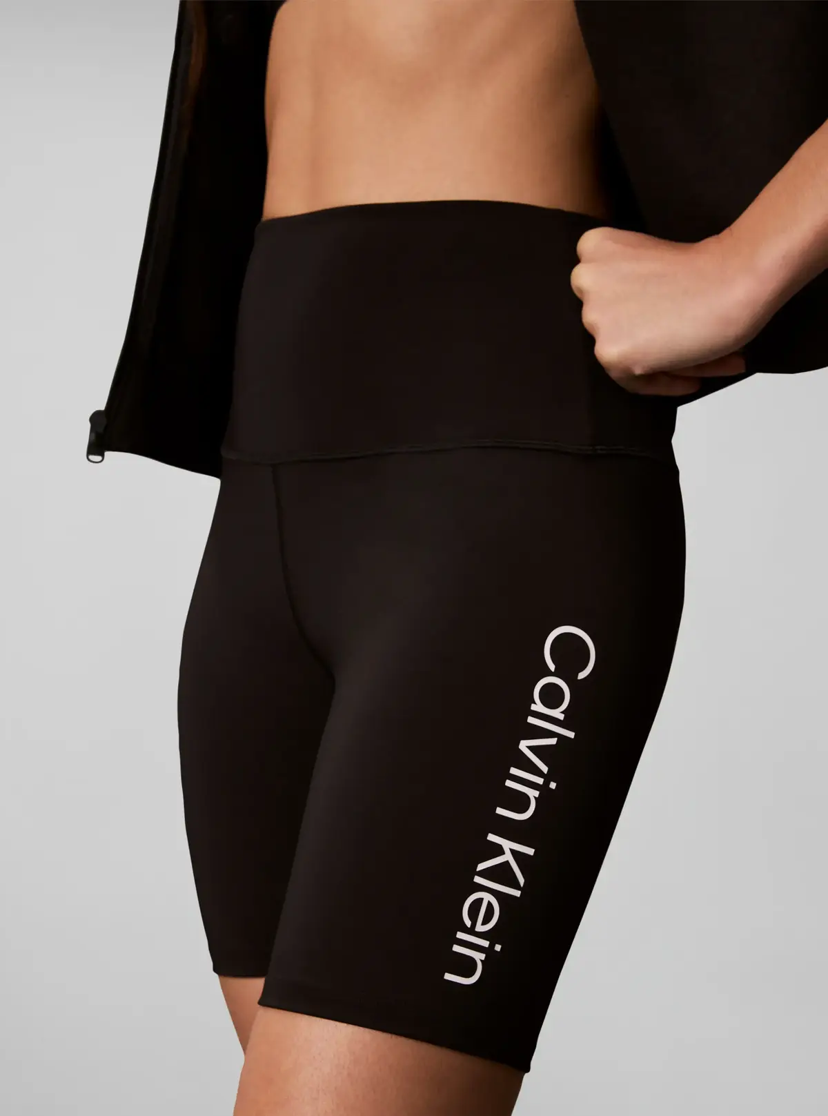 Calvin Klein ICON SPORT BIKE SHOR, UB1 Siyah Kadın Biker Şort