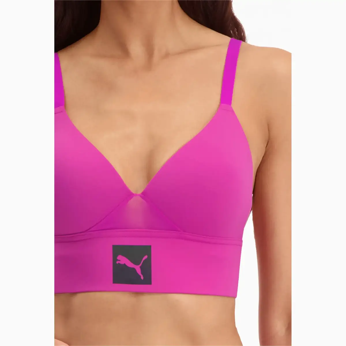 Puma PUMA WOMEN PADDED LONGLINE BRALETTE 1P p Pembe Kadın Bralet