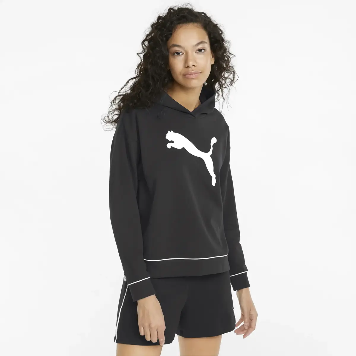 Puma Modern Sports Hoodie Puma Black Siyah Kadın Hoodie