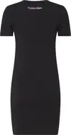 Calvin Klein S/S NIGHTDRESS Kadın Siyah Elbise