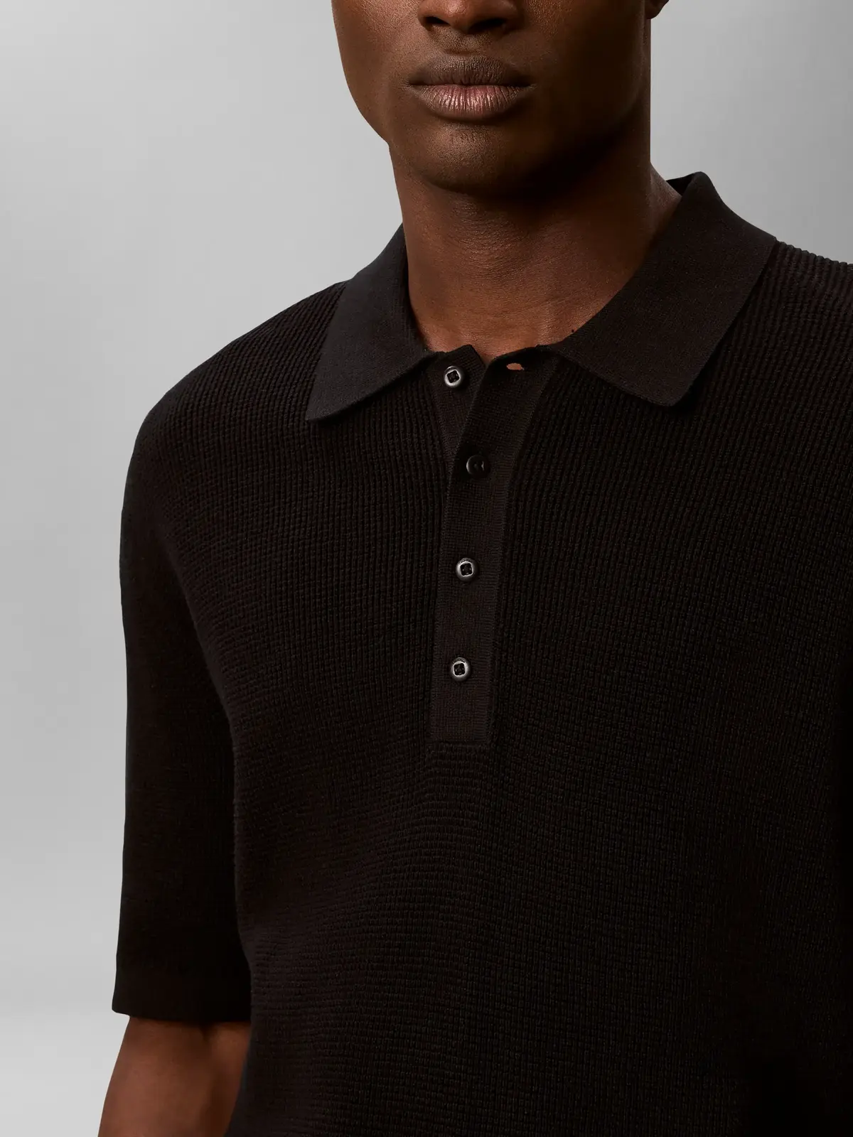 SS COTTON WAFFLE POL, UB1
