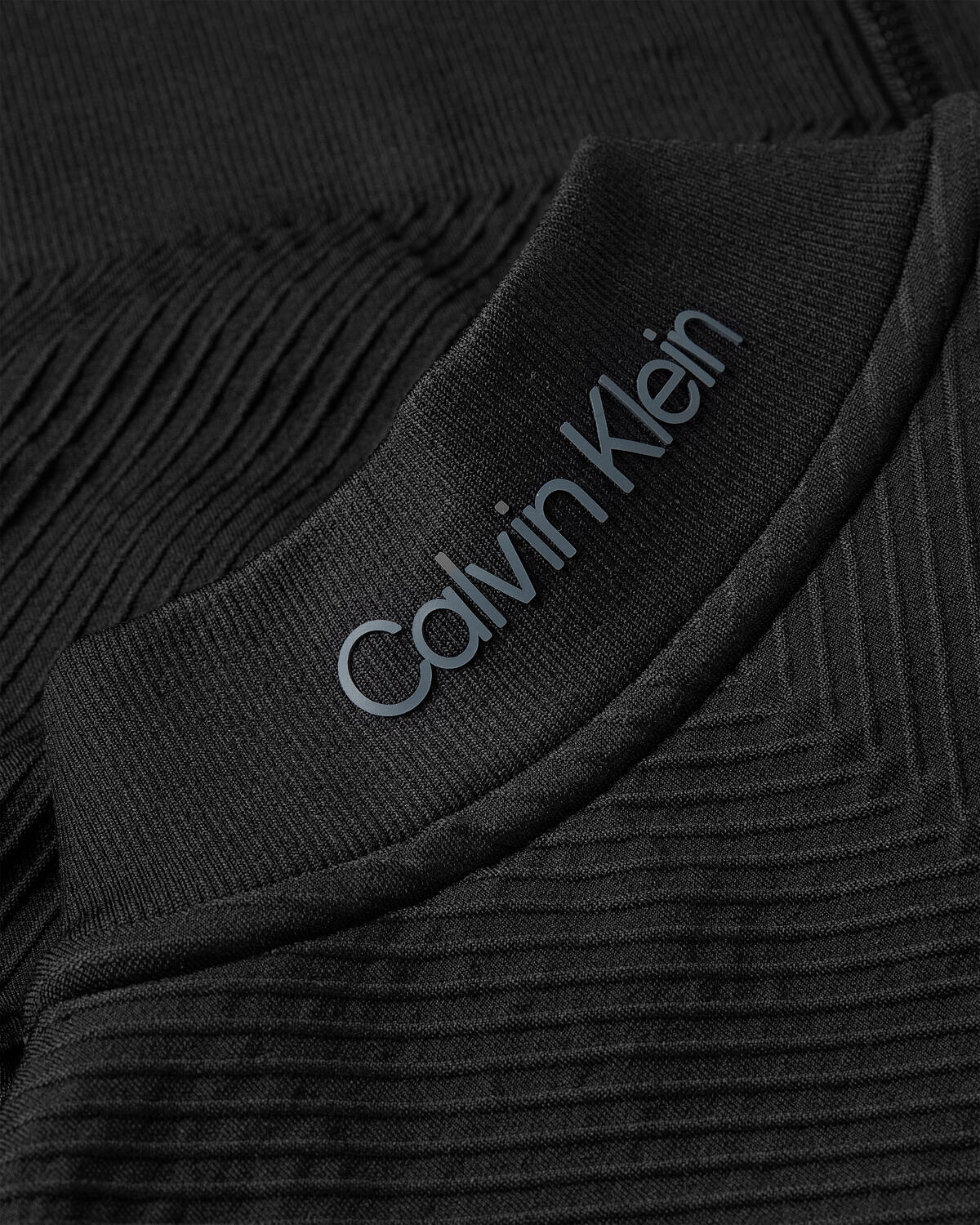 Calvin Klein WO - Seamless Full Z Kadın Siyah Fermuarlı Ceket