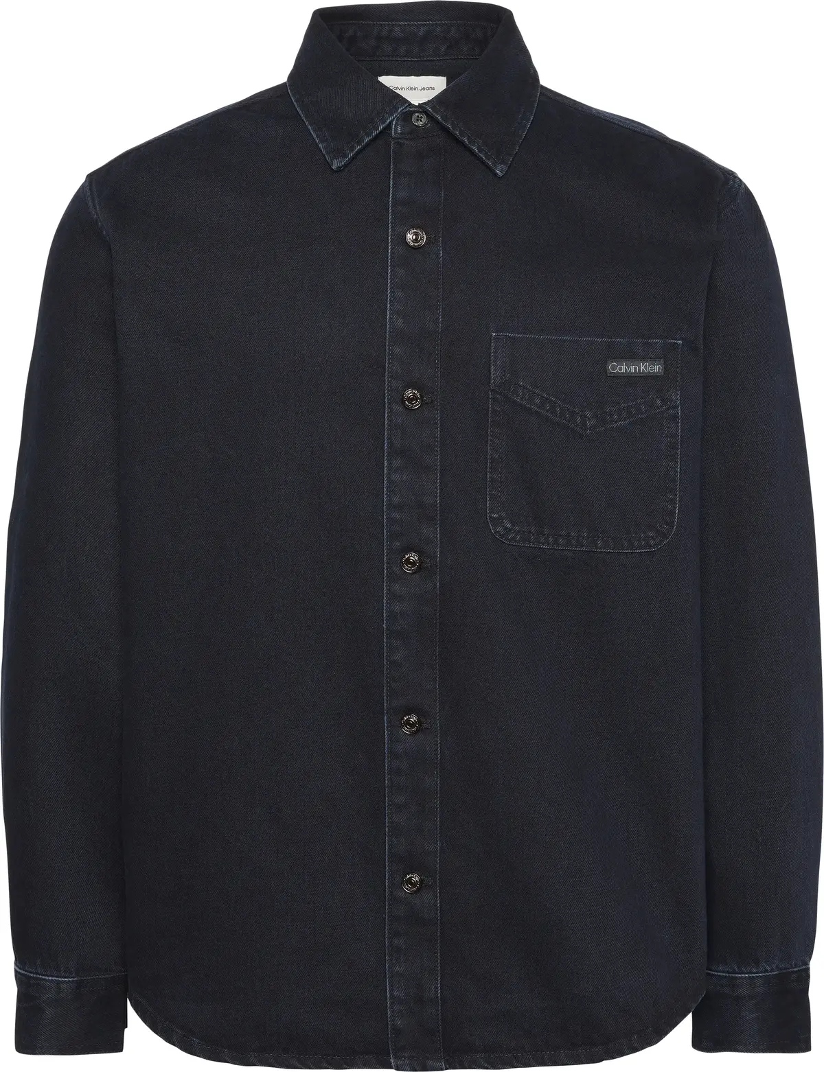 Calvin Klein BLUE BLACK STONE 90S OVERSHIRT Erkek Siyah Kot  Gömlek