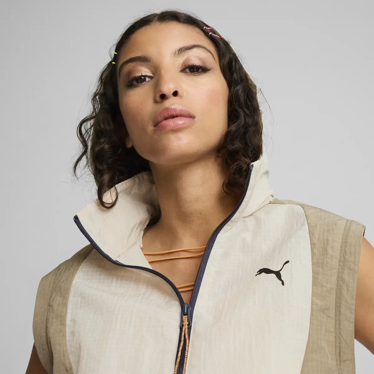 Puma DARE TO Modular Jacket Kırık Beyaz Kadın Ceket