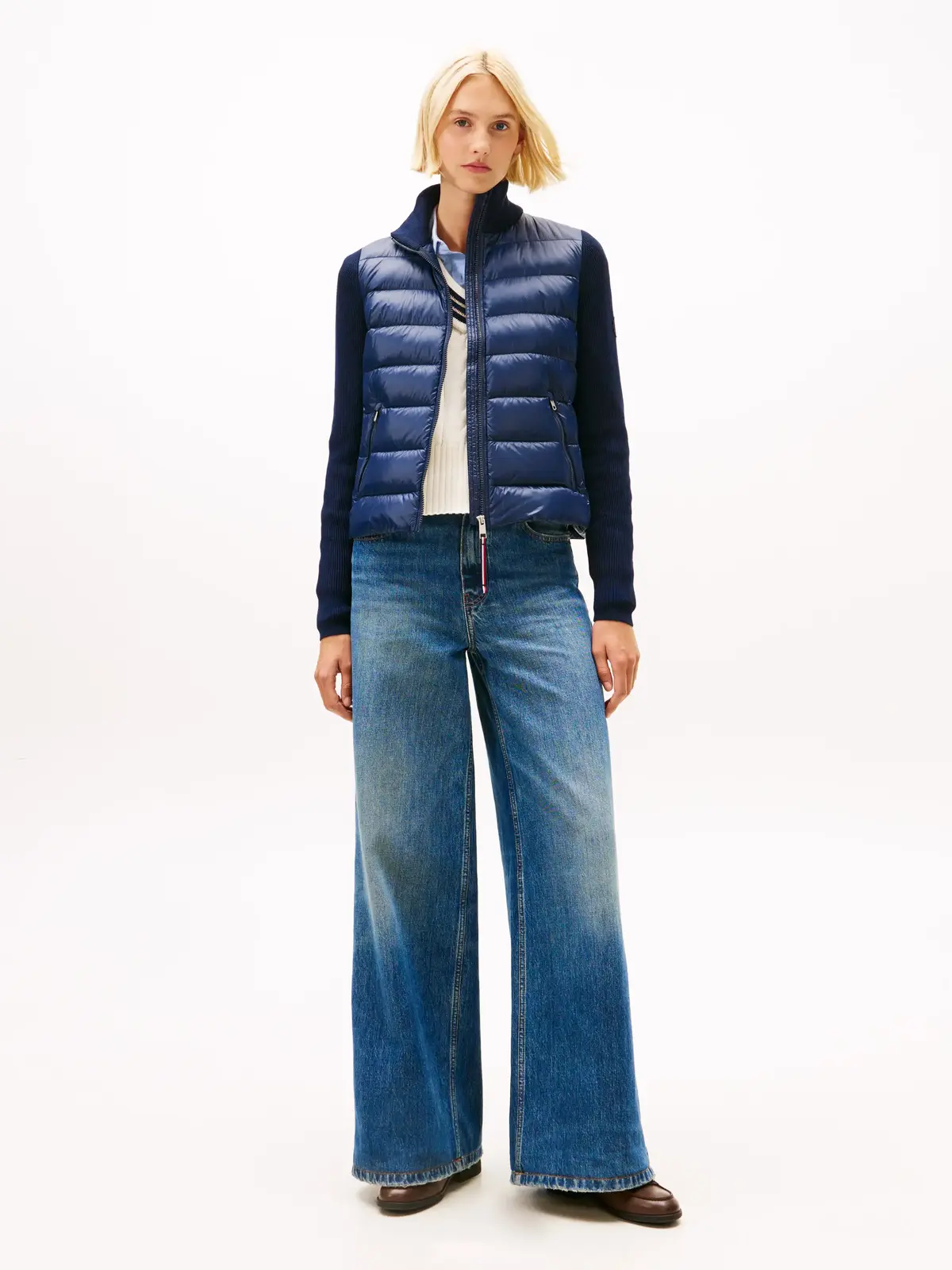 Tommy Hilfiger LW DOWN FEMININE GLO, C1G Lacivert Kadın Mont