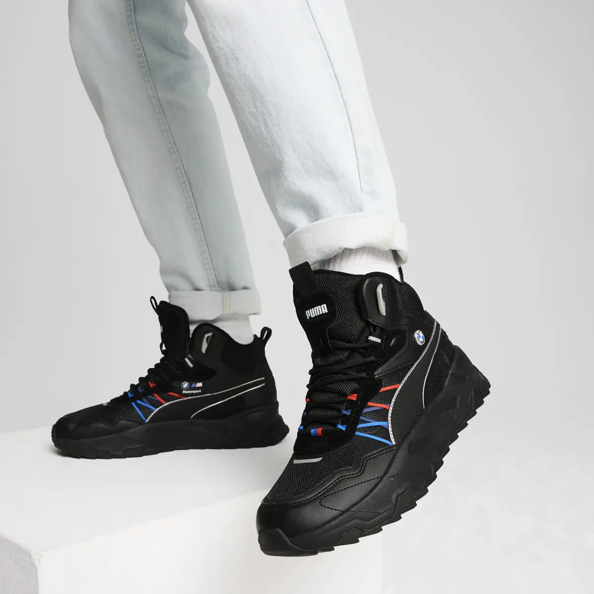 Puma BMW MMS Trinity Mid WTR Siyah Erkek Spor Ayakkabı & Sneaker