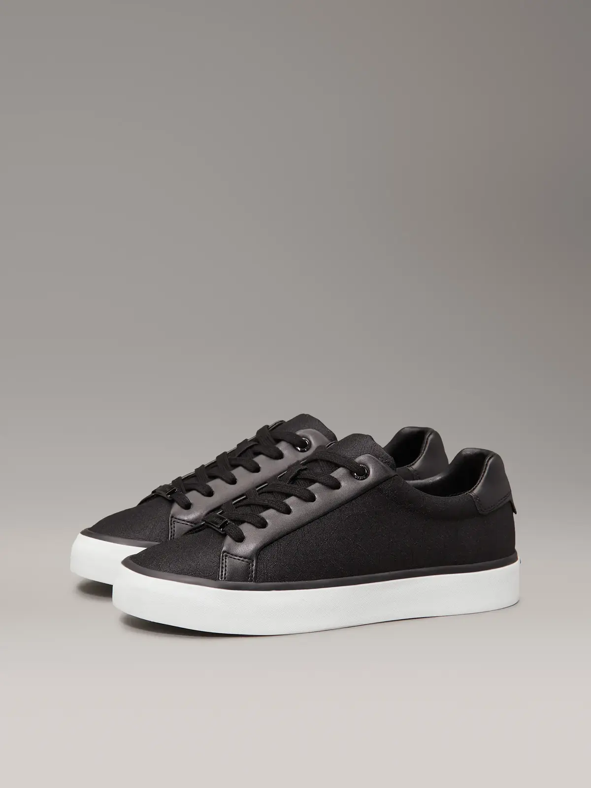 Calvin Klein VULC LACE UP - JACQ, BEH Siyah Kadın Spor Ayakkabı & Sneaker