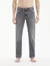 Calvin Klein SLIM Erkek Gri Kot Pantolon