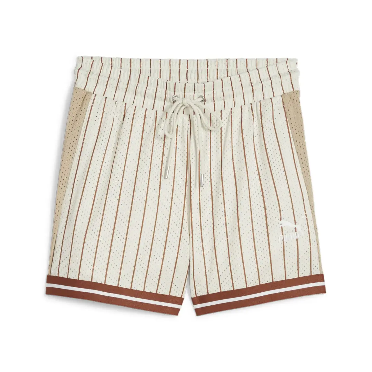 Puma T7 Mesh Shorts Bej Kadın Şort