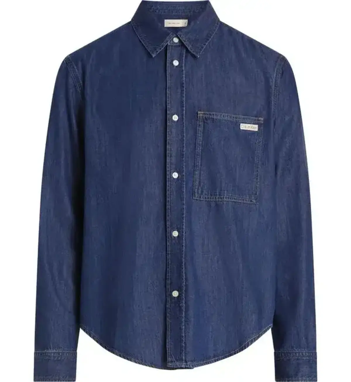 Calvin Klein REGULAR DENIM SHIRT Mavi Erkek Gömlek