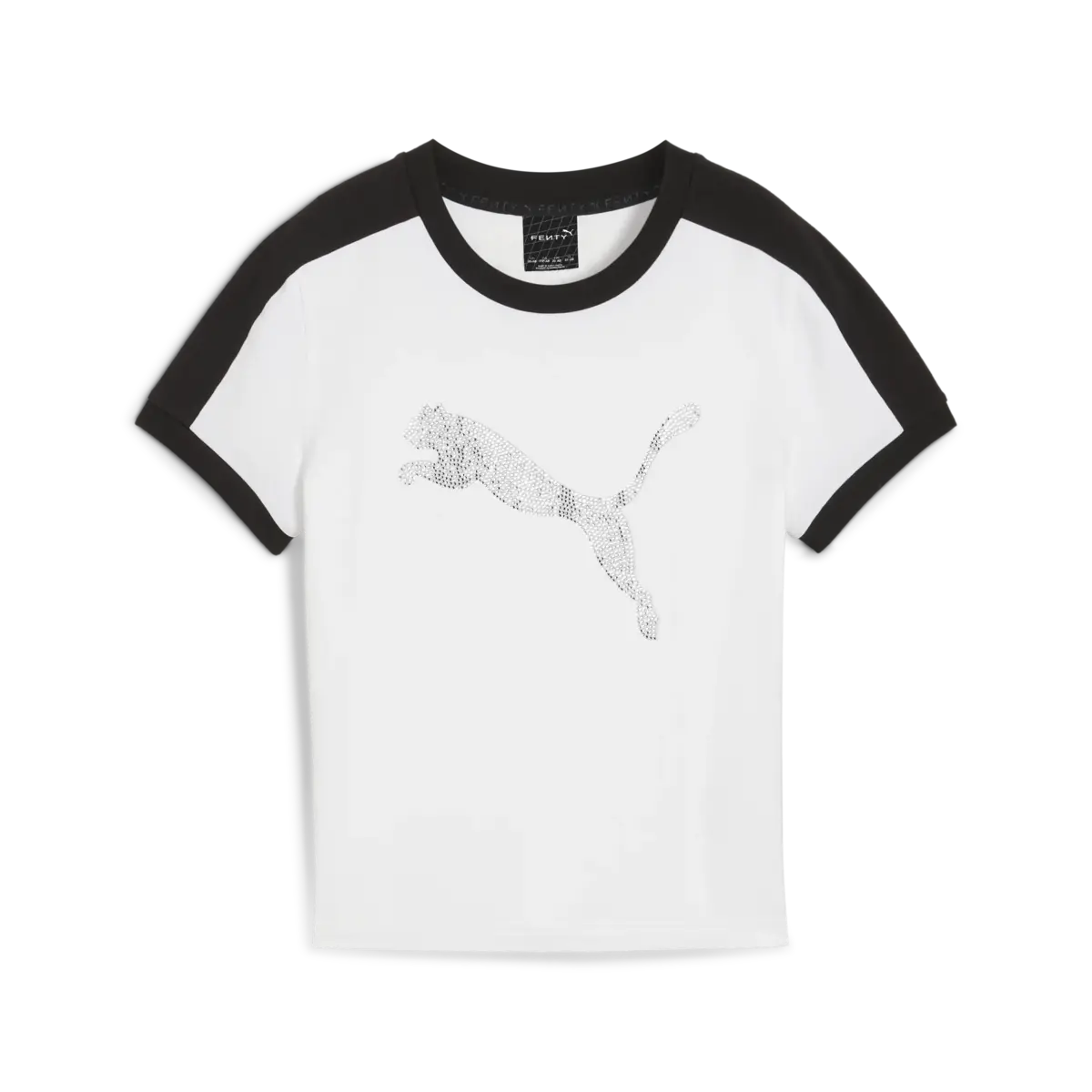 Puma FENTY x T7 Slim Tee Beyaz Kadın T-Shirt & Polo