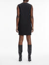 Calvin Klein HEAVY VISCOSE NS SHI Kadın Siyah Elbise