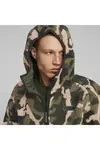 Puma Sherpa Hooded AOP Jacket Yeşil Erkek Ceket