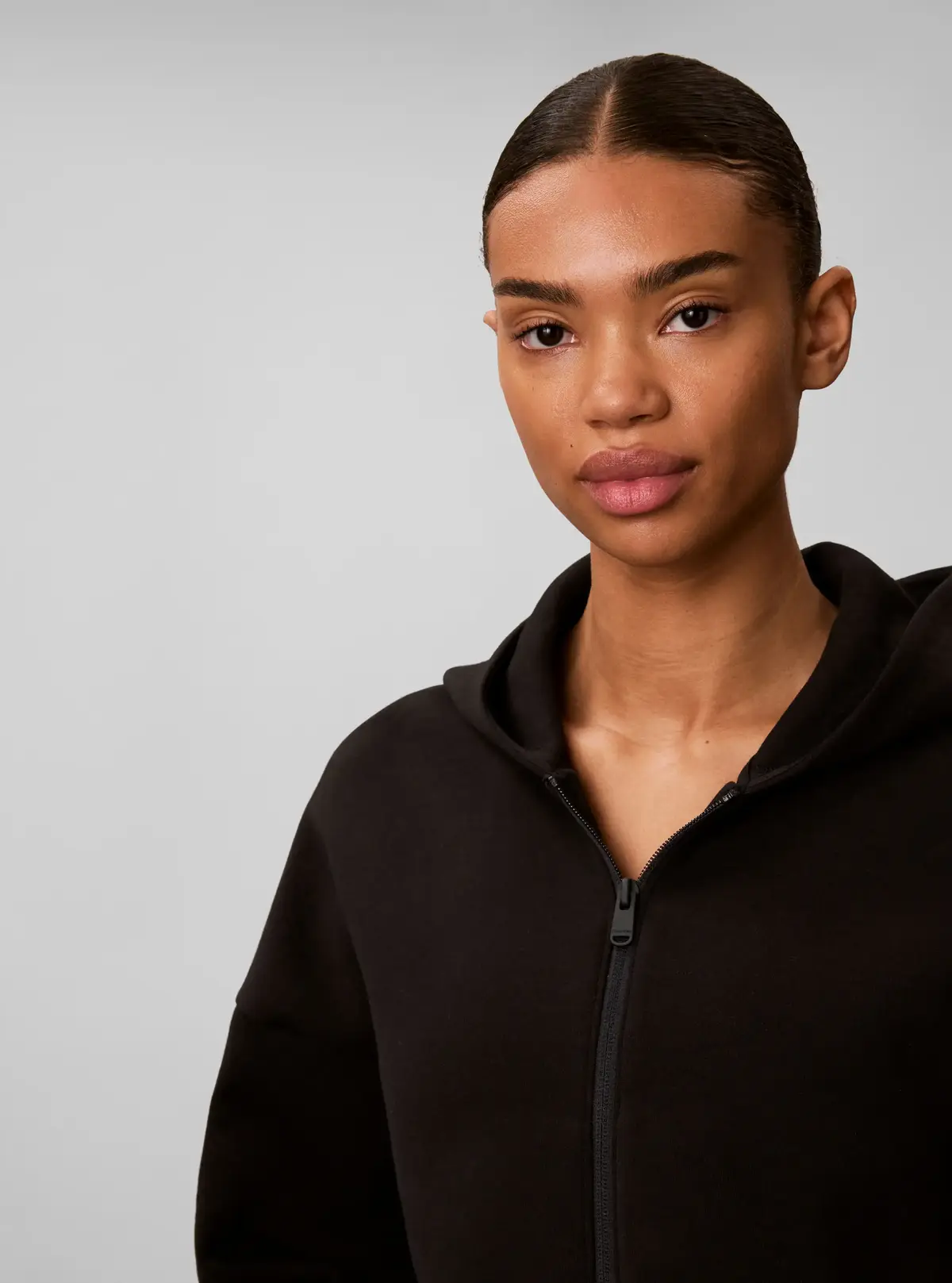 Calvin Klein COTTON SPACER HOODI, UB1 Siyah Kadın Hoodie