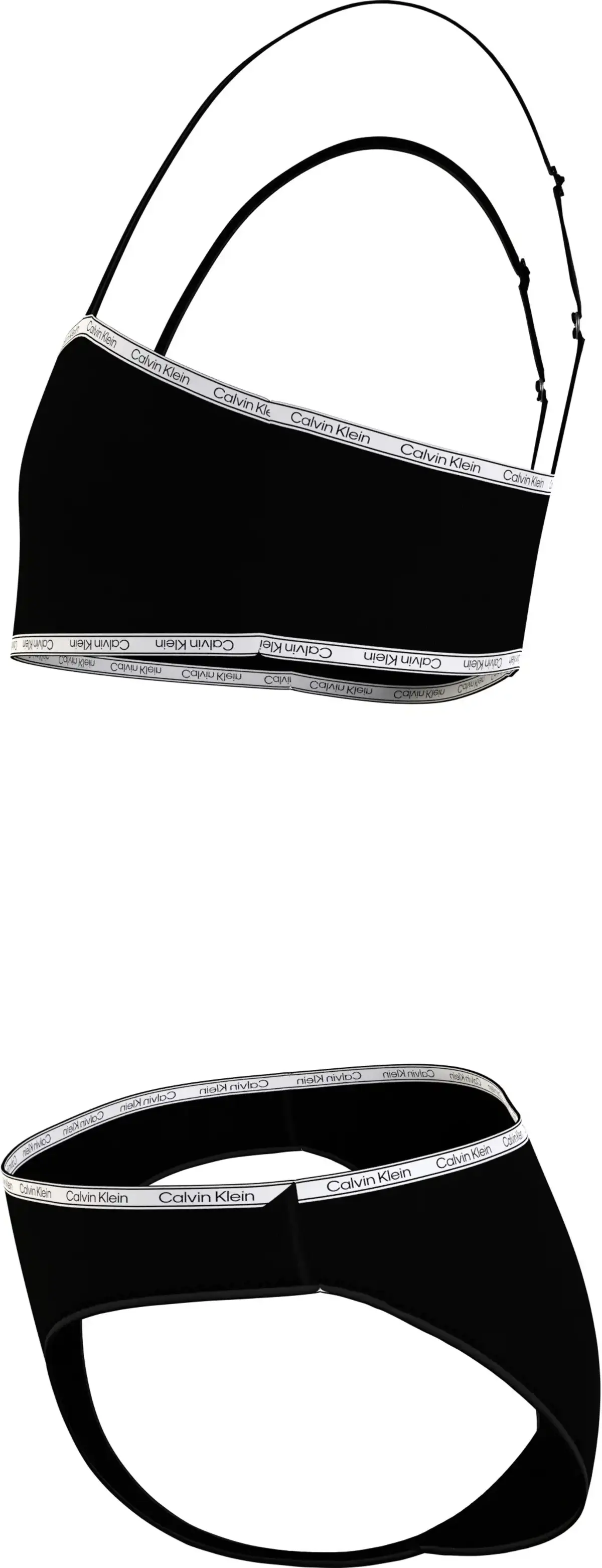 Calvin Klein BRALETTE BIKINI SET Kadın Siyah Bikini Takımı