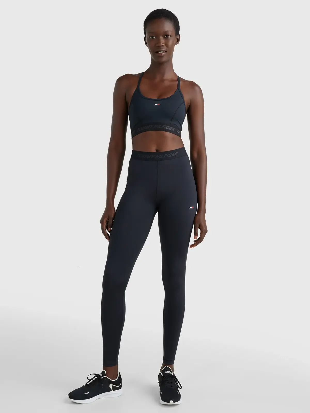 Tommy Hilfiger HW SORONA RWB LEGGIN Kadın Siyah Tayt