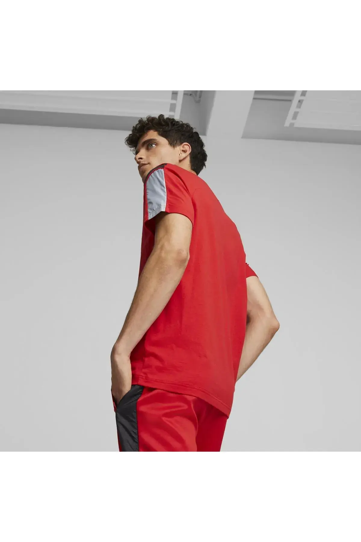 Puma Ferrari Race MT7 Tee Kırmızı Erkek T-Shirt