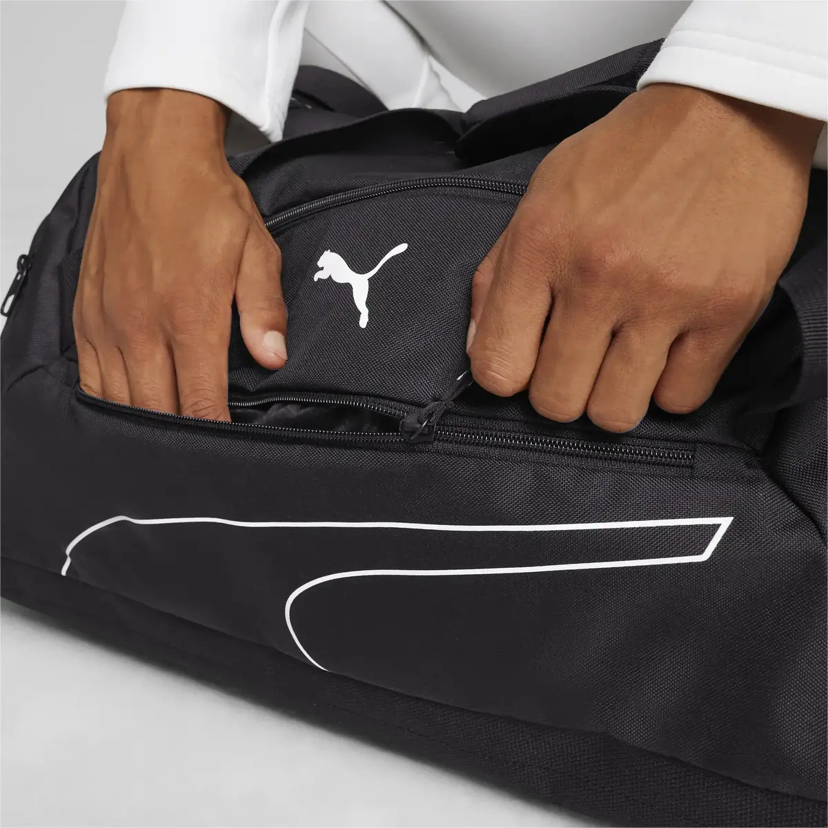Puma Fundamentals Sports Bag M Sİyah Unisex Spor Çantası