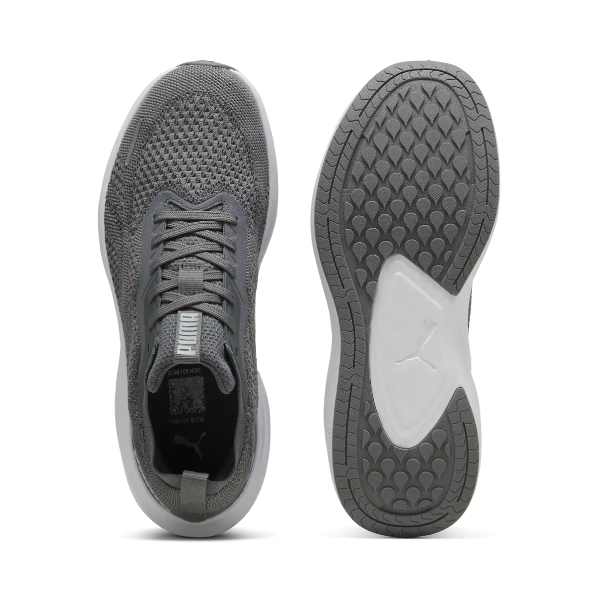 Puma Skyrocket Lite Engineered Gri Erkek Yürüyüş ve Koşu Ayakkabısı