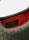 Calvin Klein EMBLEM JACQUARD SHOU, 8E3 Gri Kadın Çanta