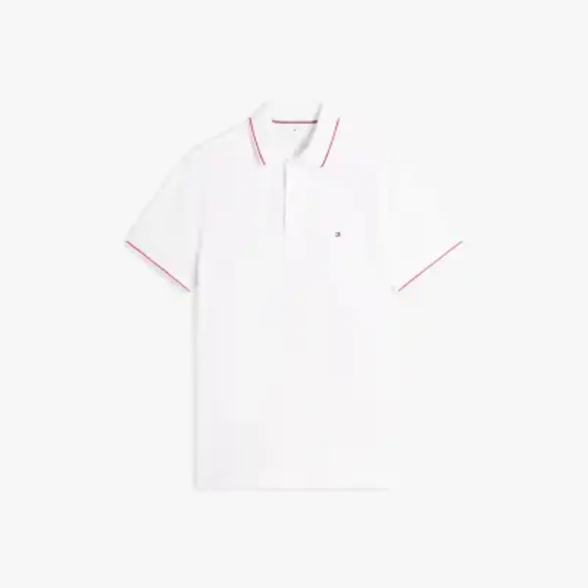 Tommy Hilfiger PERFORMANCE JERSEY R, YBR Beyaz Erkek T-Shirt & Polo