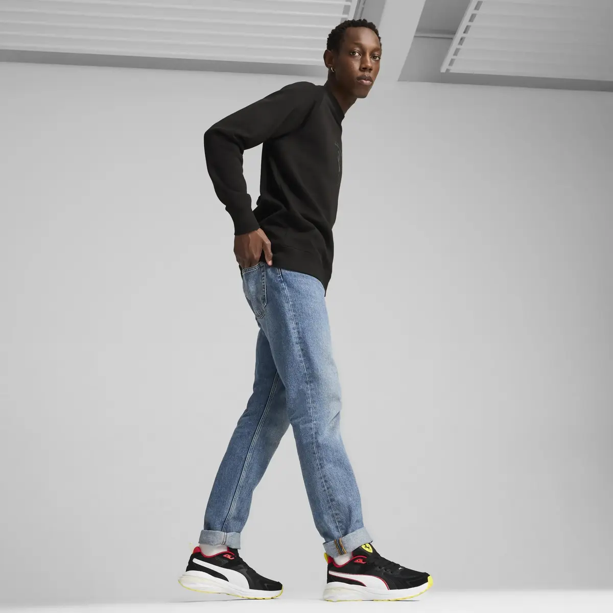 Puma Ferrari Hypnotic LS Siyah Erkek Günlük Spor Ayakkabı