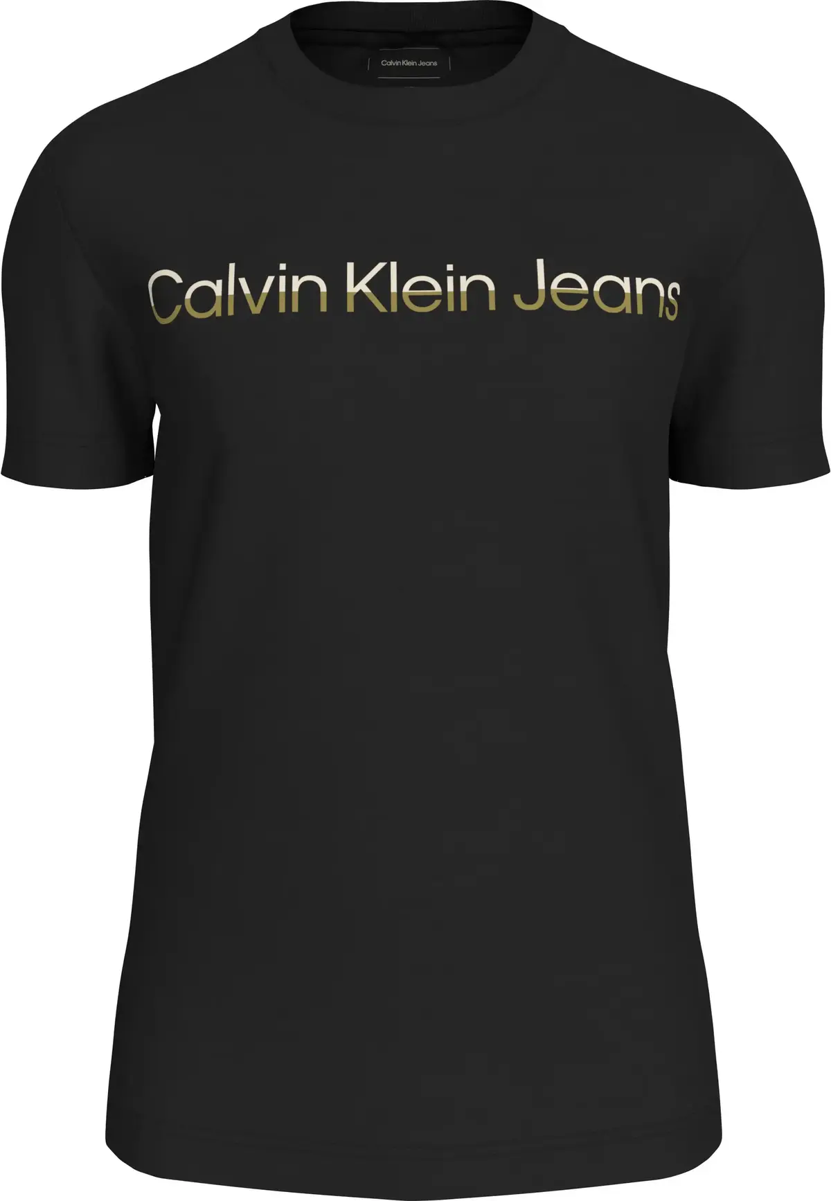 Calvin Klein MIXED INSTITUTIONAL, 0GO Siyah Erkek T-Shirt & Polo