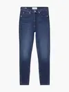 Calvin Klein HIGH RISE SUPER SKIN Kadın Mavi Kot Pantolon