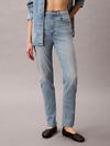 Calvin Klein NEW MOM JEAN SOFT RI, 1XS, SH, 25 Mavi Kadın Kot Pantolon