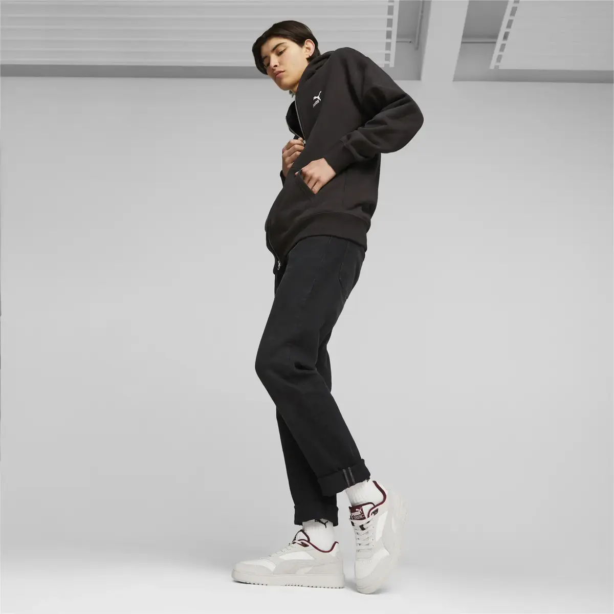 Puma Doublecourt PRM Kırık Beyaz Unisex Günlük Spor Ayakkabı