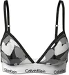 Calvin Klein LGHT LINED TRIANGLE Kadın Siyah Sütyen
