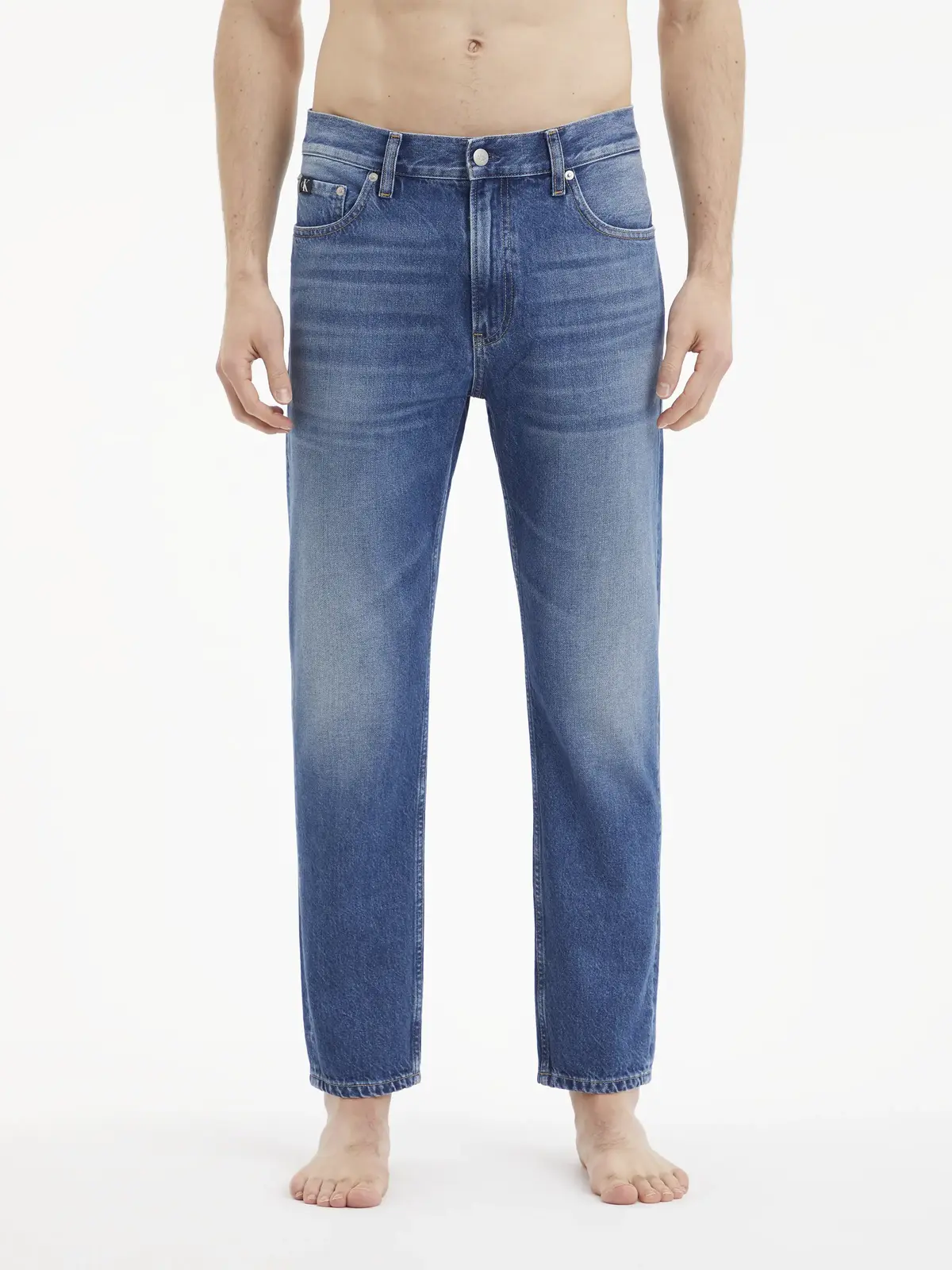 Calvin Klein DAD JEAN Erkek mavi Kot Pantolon