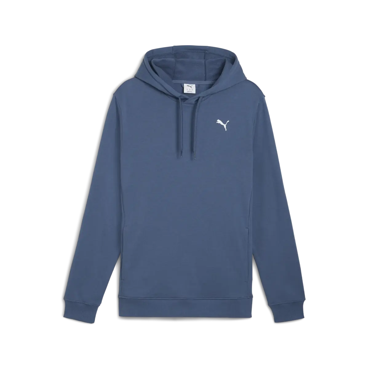 Puma TAD ESS French Terry Hoodie Mavi Erkek Sweatshirt