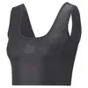 Puma T7 Shiny Cropped Top Parlak Siyah Kadın T-Shirt