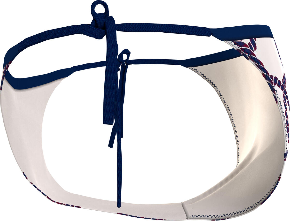 Tommy Hilfiger STRING SIDE TIE PRIN Kadın Bej Bikini Altı