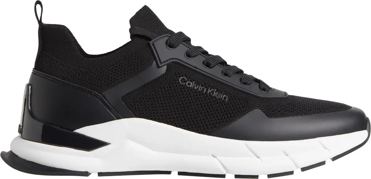 Calvin Klein LOW TOP LACE UP MIX, BEH Siyah Erkek Spor Ayakkabı & Sneaker
