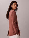 Calvin Klein LINEN BLAZER, 41J, 4 Kadın Kiremit Blazer