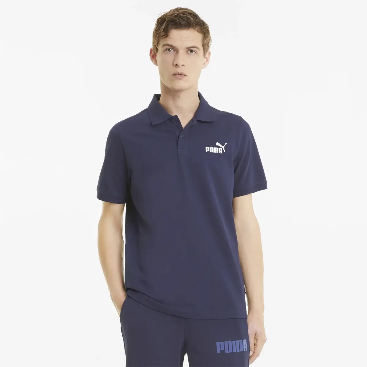 Puma ESS Pique Polo Lacivert Erkek Polo T-Shirt