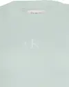 Calvin Klein MONOGRAM BABY TEE, D1T Yeşil Kadın T-Shirt & Polo