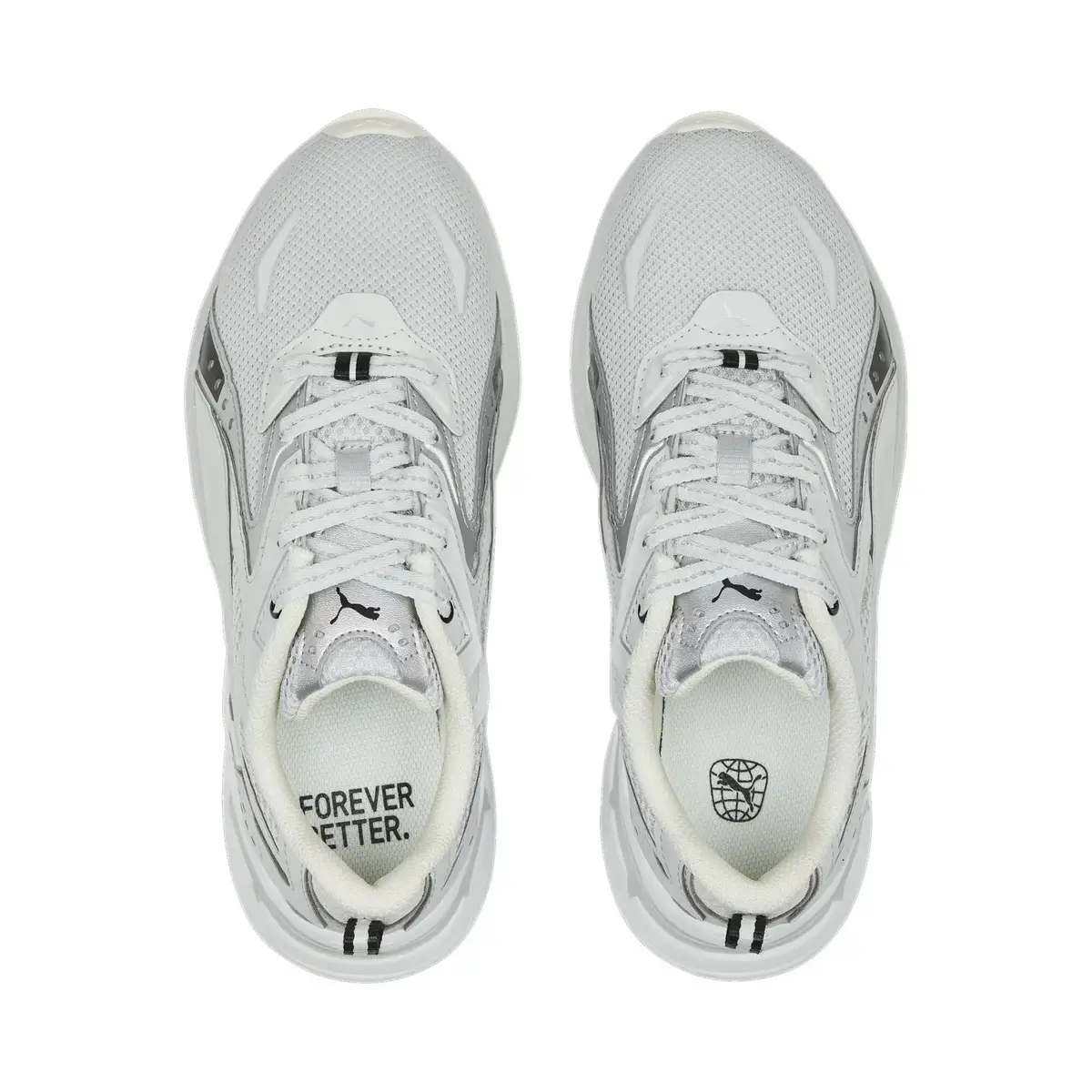 Puma Phlox Wns Glacial Gray-PUMA White Gri Kadın Günlük Spor Ayakkabı