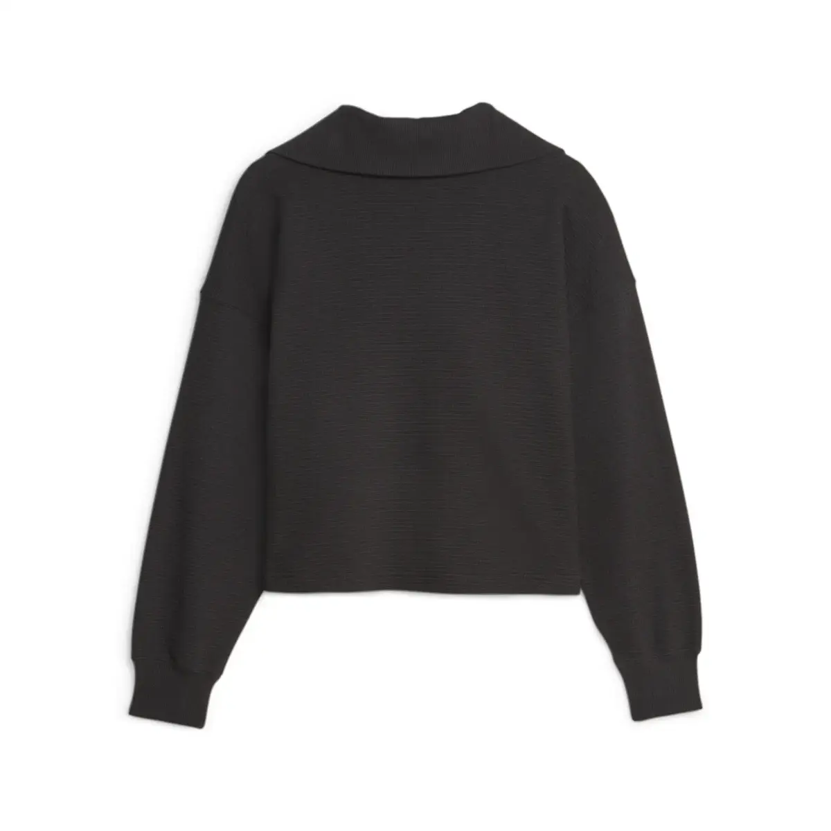Puma DOWNTOWN Half-Zip Crew Siyah Kadın Sweatshirt