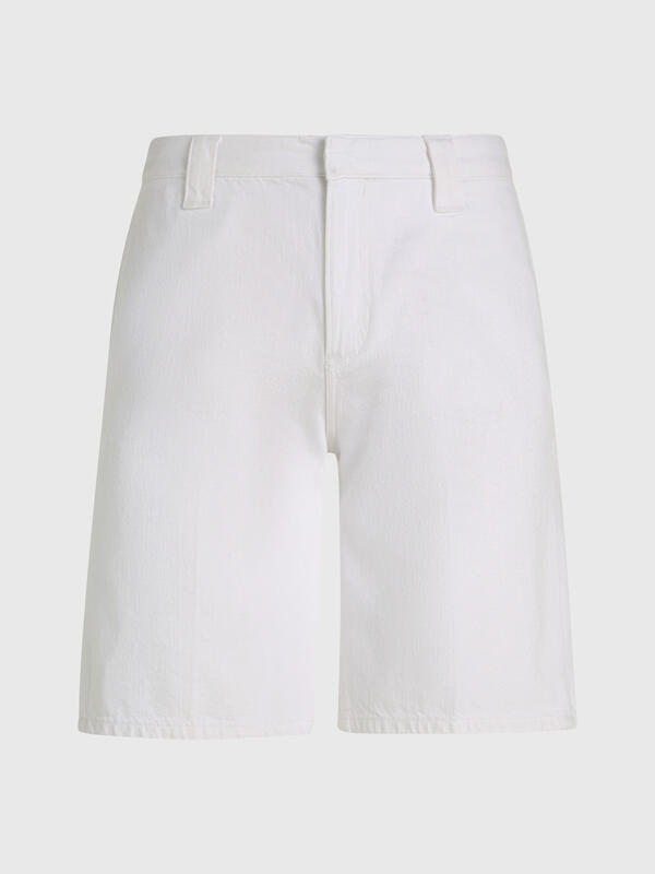 Calvin Klein TROUSER SHORT Erkek Beyaz Şort
