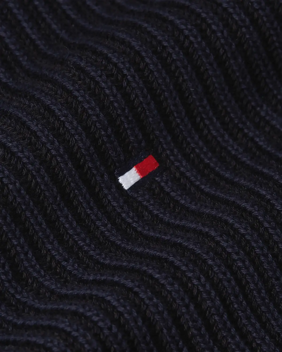 Tommy Hilfiger CHUNKY COTTON RIB NA, 0GY Lacivert Erkek Kazak