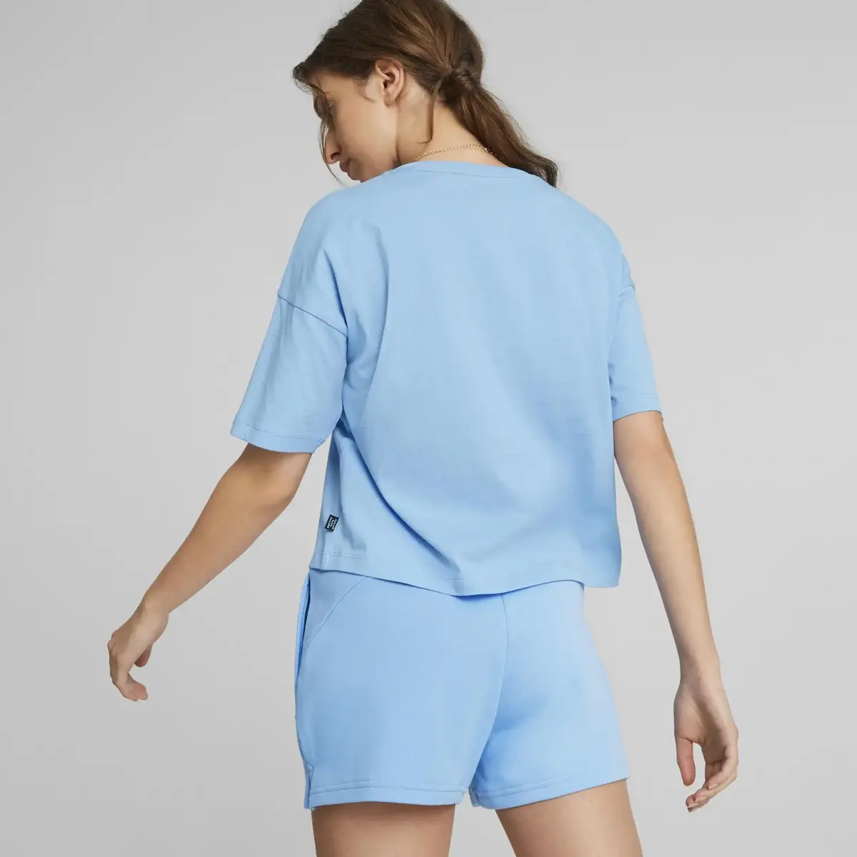 Puma Ess Cropped Logo Tee Day Dream Beyaz Kadın T-shirt