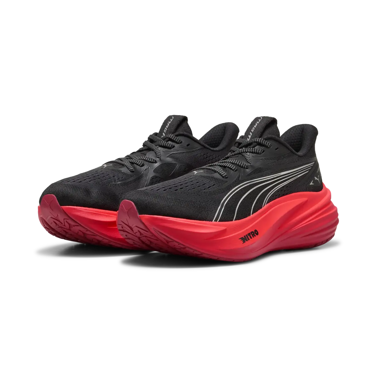 PUMA MagMax NITRO 2 Siyah Erkek Yürüyüş ve Koşu Ayakkabısı