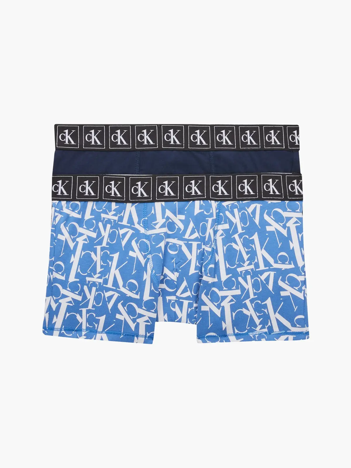 Calvin Klein 2PK TRUNK Erkek Mavi Boxer Set