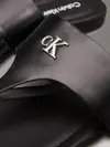 Calvin Klein FLAT SANDAL TOEPOST, 0GJ Siyah Kadın Terlik
