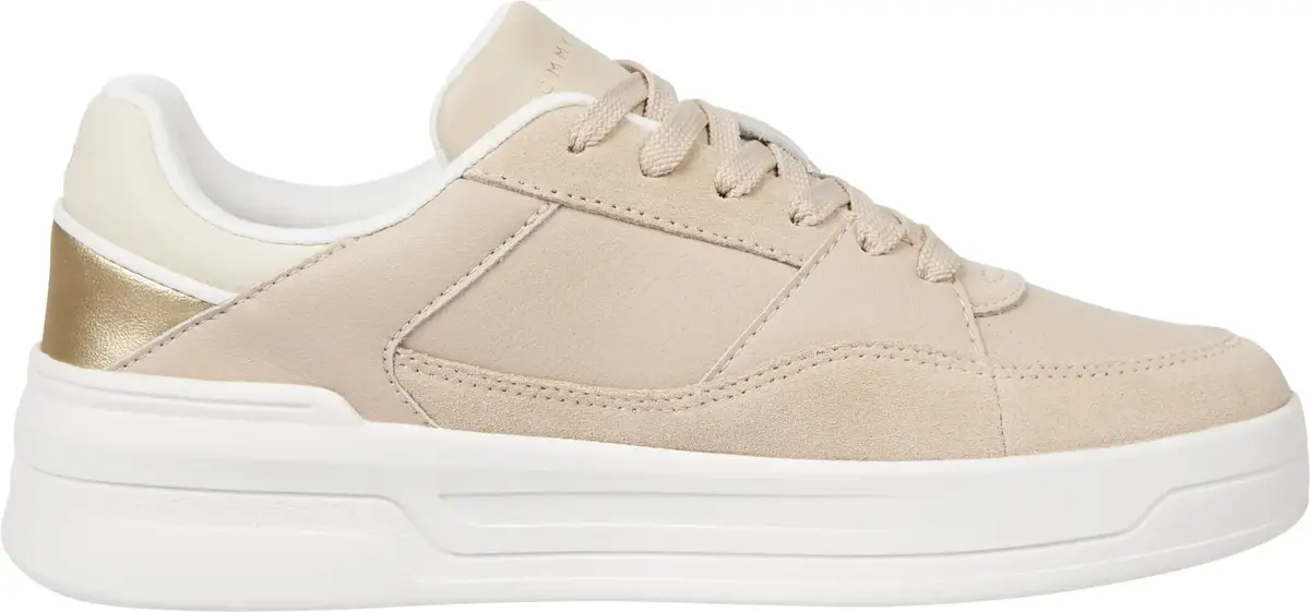 Tommy Hilfiger ESSENT BASKET SNEAKE, TRY Krem Kadın Spor Ayakkabı & Sneaker