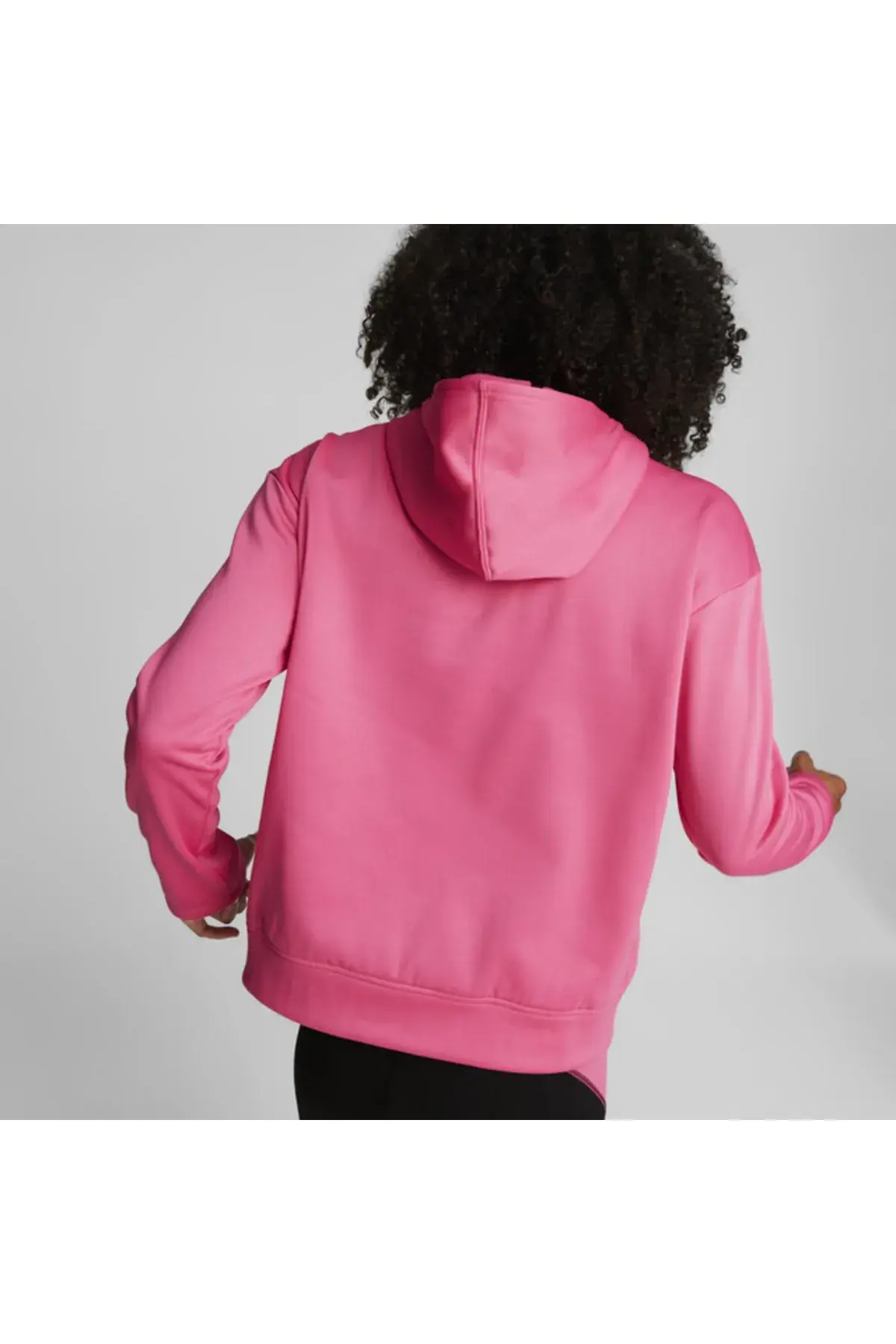 Puma Train Favorite Pwr Fleece Po Hoodie Pembe Kadın Koşu Ve Yürüyüş Hoodie